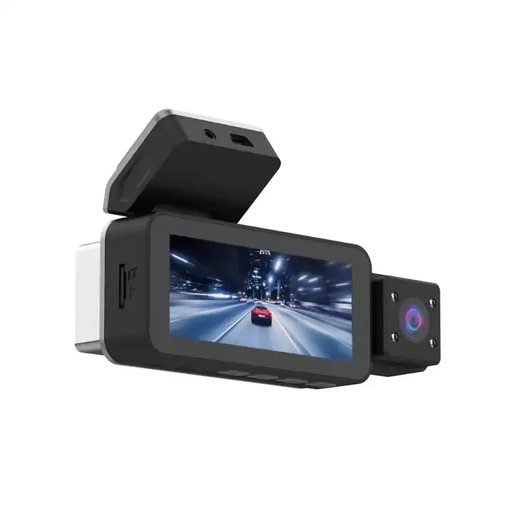 3 lentes Wifi Video Grabación de coche cámara de coche Grabación en bucle Dashcam Ahd 1080p visión nocturna delantera trasera coche Dvr 3 canales Dash Cam