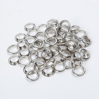 Œillet rond en métal antirouille, accessoire bouton-œillet creux pour machines à œillets de chaussures