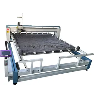 Hete Verkoop Automatische Katoenen Quilt Naaimachine Lange Arm Dekbed Mat Quiltmachine Deken Kussen Maken Quiltmachine