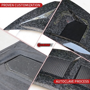 Capot avant en fibre de carbone sèche style LB pour Lamborghini Huracan LP610 LP580 LP640 EVO, couvercle de moteur en carbone amélioré - Product Image 2