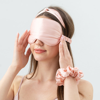Logo personnalisé haut de gamme ivoire pure soie taie d'oreiller chouchou boîte cheveux cravate luxe sommeil masque pour les yeux 100% mûrier soie taie d'oreiller ensemble