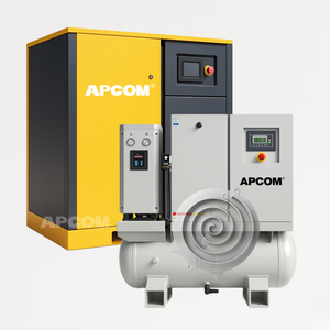 Apcom oilfree vsd 2.2kw 3KW 4Kw 5.5KW 7.5KW 11Kw 15KW im lặng không dầu không dầu CuộN trục vít Máy nén khí Máy nén khí 3 4 Kw - Product Image 1