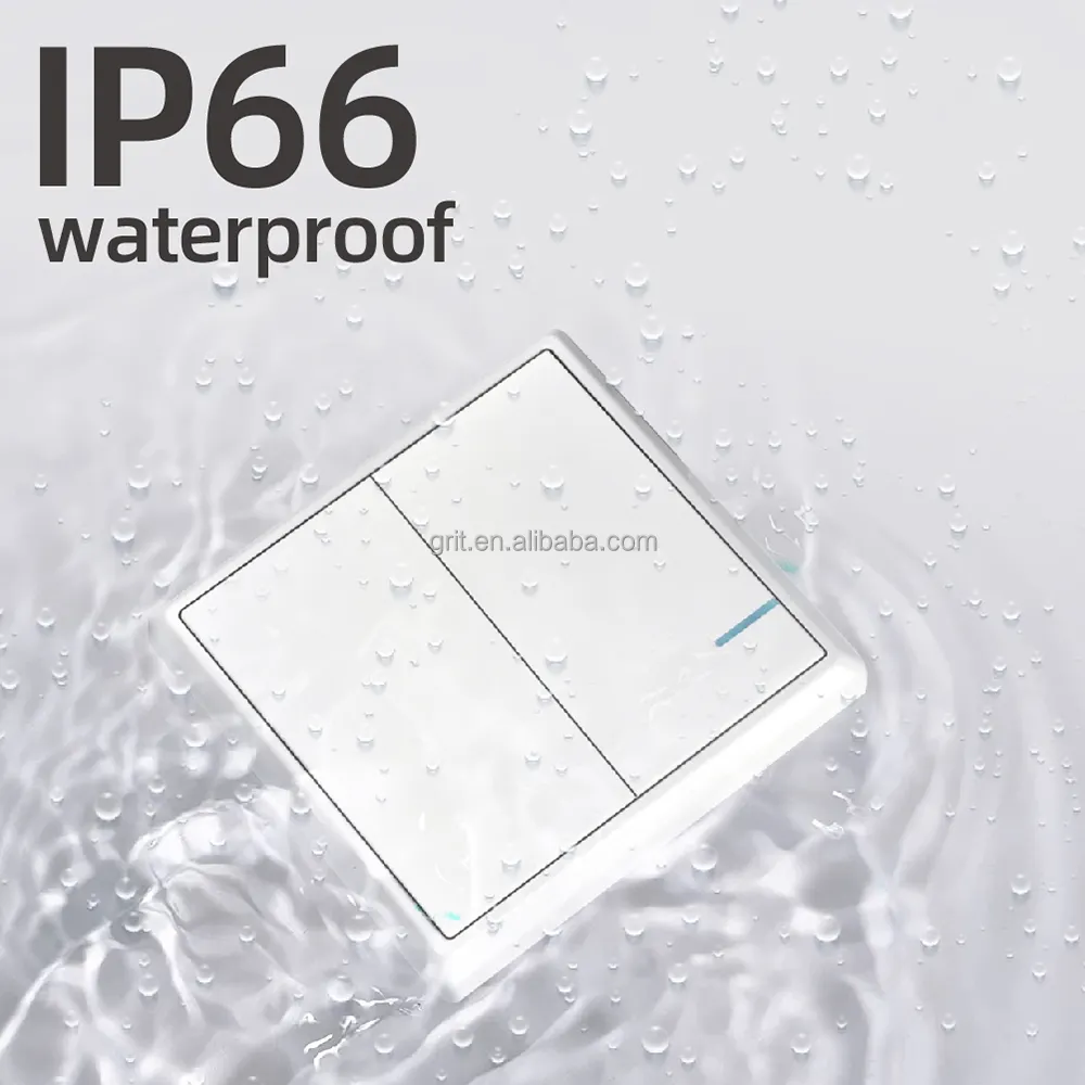 6 büyük patent kablosuz ışık anahtarı 3 yıl garanti ile yedek IP66 su geçirmez derece rf uzaktan kumanda kablosuz anahtarı