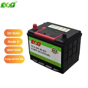 แบตเตอรี่สตาร์ทรถยนต์ ESG Strong Power 12V 55Ah รุ่น 86-610 แบบไม่ต้องบำรุงรักษาชนิดตะกั่ว-กรด - Product Image 1