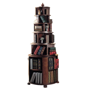 AK211 American Simple Solid Wood Shelf European Style Rotating <strong>Bookcase</strong> Living Room <strong>Small</strong> <strong>Bookcase</strong> Floor <strong>Bookcase</strong> - Product Image 6
