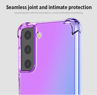 Samsung — coque de téléphone portable en Silicone souple, dégradé, antichoc, pour Galaxy S22 Ultra, A71, A52, A51, A41, A22, A13, A32, A12