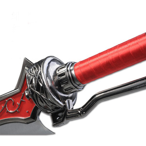 Vendita calda 125cm 2.1kg decorazione Cosplay spada giocattolo diavolo può piangere Nero rosso spada della regina - Product Image 4