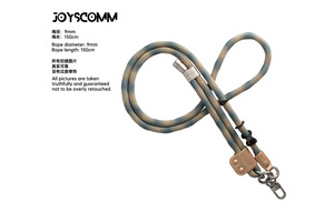 Correa para llevar el teléfono móvil con hebilla ajustable de cuero PU, cordón cruzado para el cuello, cordón con logotipo personalizado. - Product Image 4