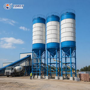 Wholesale Supply Outdoor Heavy Duty Cement Tank Steel Silo Bulk Storage <b>Bin</b> <b>Large</b> Capacity for Construction Material Handling - Product Image 1