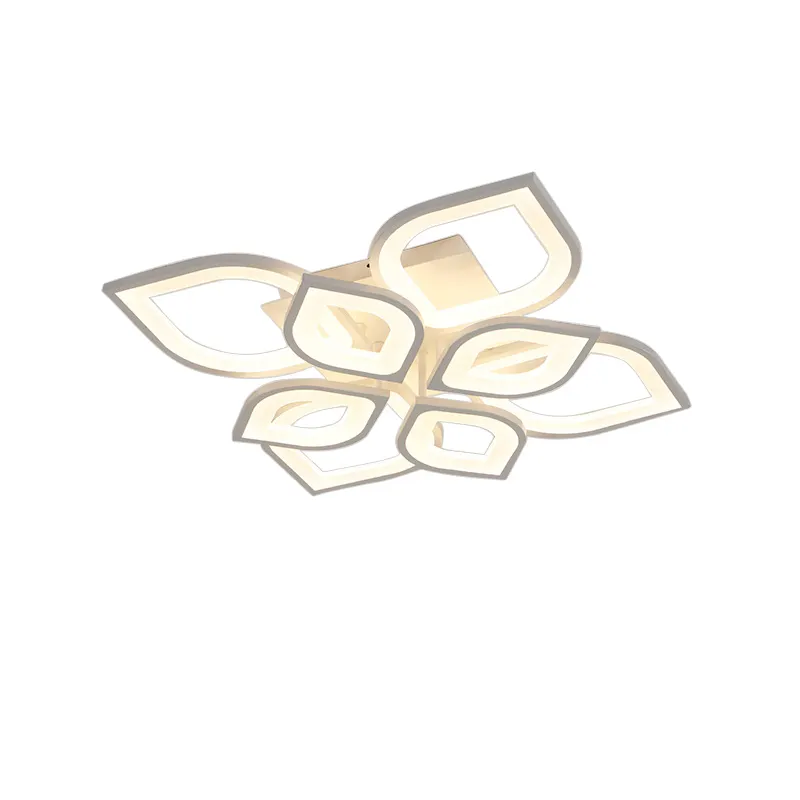 パーソナライズされた寝室の花の照明器具LED花びらの天井ライト72Wクリエイティブなリビングルームの天井ライト