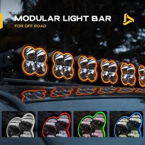 Barra de Luces LED RGB Modular Enlazable para Techo Todoterreno de 40/42/48/50/52/54 Pulgadas con DRL para Camioneta Ford F-150, Barra de Luz <span class=keywords><strong>4x4</strong></span> - Product Image 1