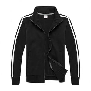 Nouveau Style automne hiver chandails personnalisés sweats à fermeture éclair CVC coton col montant hommes sweats - Product Image 5