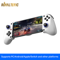 Control de Juego Telescópico D11 con Gatillos Hall, Gamepad Inalámbrico Extensible con Luz RGB y Joystick para Switch, iOS, Android y PC