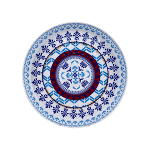 <span class=keywords><strong>Vajilla</strong></span> redonda de <span class=keywords><strong>melamina</strong></span> personalizada para hostelería, cafetería, bandeja de comida rápida, platos de plástico para catering - Product Image 1