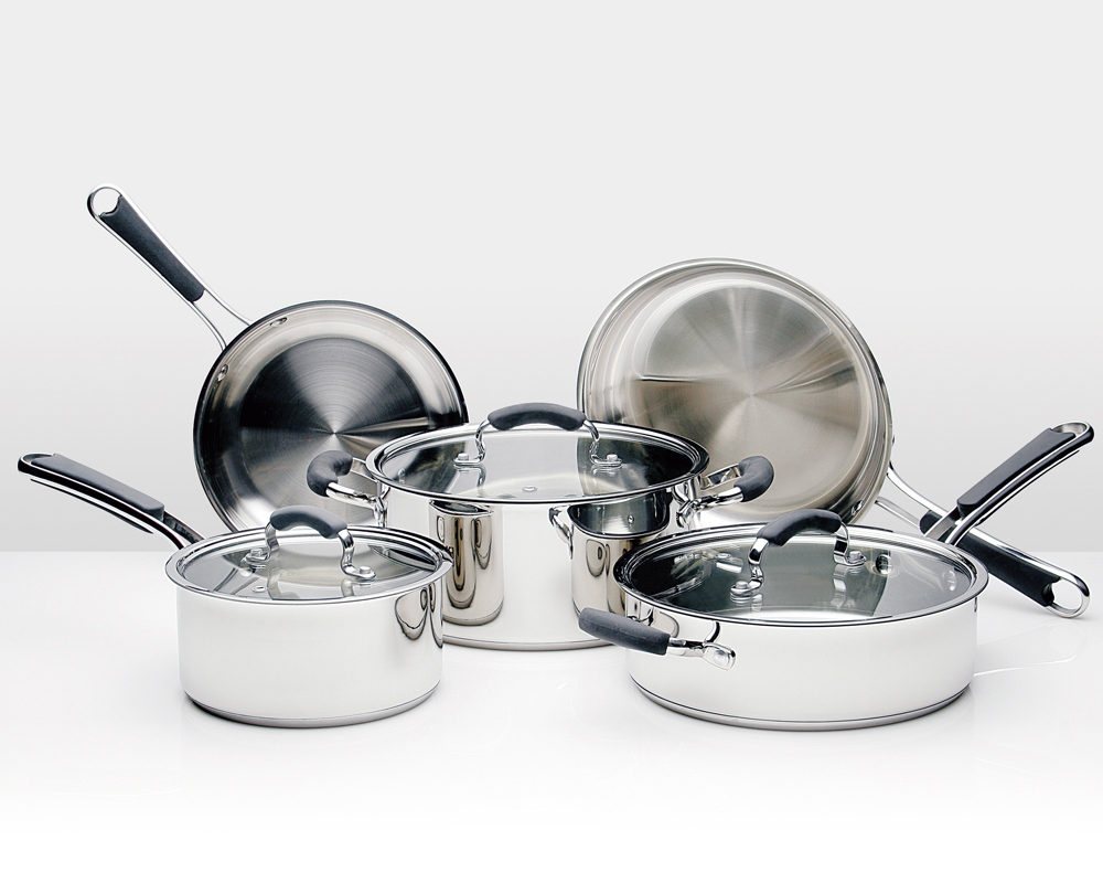 Direct Factory Supply High Quality Cookware Set Stainless Steel Cooking Pot Set OEM/ODM Available