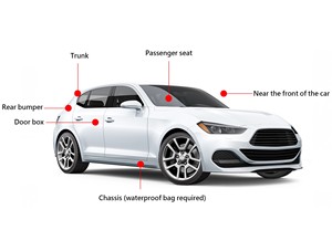 Traceur GPS antivol pour animaux, bracelet de cheville GPS N01H avec aimant intégré et surveillance du carburant - Product Image 5