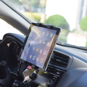 Supporto Universale Pieghevole Regolabile in ABS per Telefono e Tablet da Auto, Compatibile con <span class=keywords><strong>iPad</strong></span>, Rotazione a 360°, Flessibile - Product Image 5