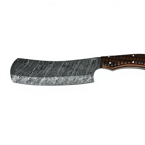 LEGACY BLADES Handmade Damascus Steel Chopping Knife Full Tang Wooden Handle Professional Kitchen Cleaver Manufacturer - Product Image 4