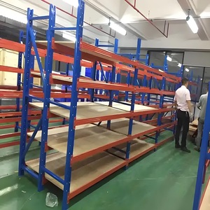 Op Maat Gemaakte Heavy-Duty Opbergrek Planken Van Hoge Kwaliteit Magazijn Houten Verstelbaar Palletrek - Product Image 3