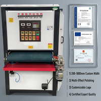 Machine de polissage et de lustrage de plaques d'acier de haute précision CNC pour surfaces métalliques, élimination de la rouille et ébavurage