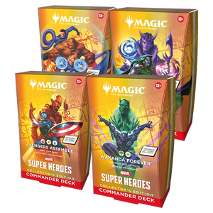 Paquete <span class=keywords><strong>de</strong></span> Mazo Commander Edición Coleccionista con Superhéroes <span class=keywords><strong>de</strong></span> <span class=keywords><strong>Marvel</strong></span> y MTG, un Set <span class=keywords><strong>de</strong></span> Cuatro Mazos <span class=keywords><strong>de</strong></span> Cartas Coleccionables para Regalo y Juguetes - Product Image 5