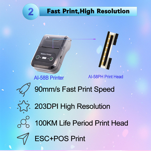 Aixw Mini nhận máy in nhiệt cho Android & Tablet PC cho bluetooth in ấn với ứng dụng miễn phí & chương trình cho các Nhà Quản Lý Cửa Hàng - Product Image 3