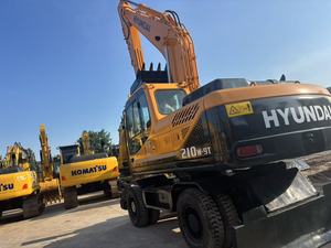 Excavadora Hyundai R210W de Segunda Mano, 21 Toneladas, Robex 210 210W-9, Motor Cummins, Original de Corea, Poco Tiempo de Trabajo, en Venta - Product Image 3