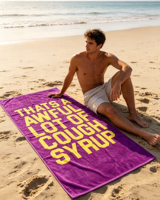 Best-selling Custom High-quality Modern Antibacterial 100% Cotton Woven Jacquard Fabric Eco-friendly Quick-drying Beach Towel