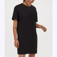 T-shirt long décontracté d'été en coton écologique respirant, design coréen, coupe classique, pour femmes