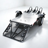 Remorque pliable pour le transport de motos et de quads