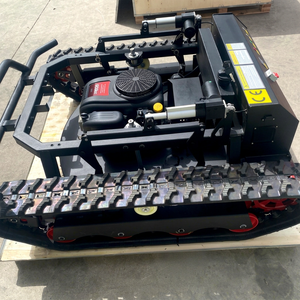 หุ่นยนต์อุปกรณ์การเกษตรและป่าไม้ รถตัดหญ้าแบบ Zero Turn Flail Crawler เครื่องยนต์เบนซิน 9 แรงม้า พร้อมระบบควบคุมระยะไกลและปั๊ม - Product Image 1