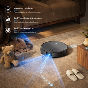 EU OEM ODM Self Empty Station Line Laser Navigation 3D Robot Vacuum and Mop Cleaner with Self Cleaning - Product Image 2