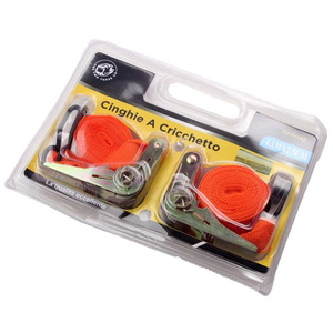 Nylon Ratchet Tie Down 1 X 15' With <b>S</b> <b>Hook</b> For Transportation And Logistics - Product Image 2