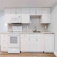 Meubles de cuisine PRIMA LUXURY AMAZING en contreplaqué résistant à l'humidité avec îlot central pour les maisons familiales