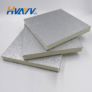 Nhôm lá ống dẫn không khí PIR Board <span class=keywords><strong>polyisocyanurate</strong></span> cách nhiệt PIR Sandwich <span class=keywords><strong>Panel</strong></span> cho ống thông gió - Product Image 1