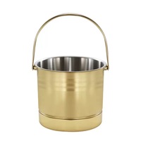 Nouvelle glacière portable en acier inoxydable pour champagne et bière, réutilisable, pour bar et fêtes d'anniversaire