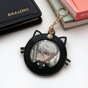 New <b>Cat</b> Shape Pins Badge Protector Case PU Leather Badge Case 58mm Anime Badegs Bag Decoration Bag Accessories - Product Image 4
