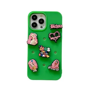 Coque de téléphone personnalisée DIY couleur d'été à la mode pour iPhone 15 coque de téléphone portable en silicone étanche pour <span class=keywords><strong>11</strong></span> 12 13 Pro Max - Product Image 4