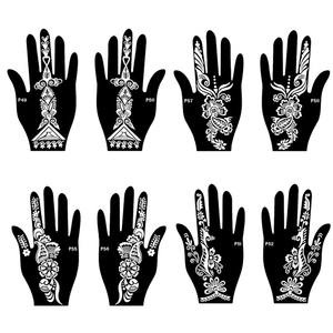 <span class=keywords><strong>Fuente</strong></span> de la fábrica de moda adhesivo Henna <span class=keywords><strong>tatuaje</strong></span> del brillo plantillas - Product Image 4