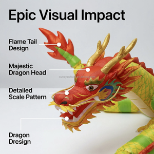 Dragón Inflable RC, Aeronave Personalizada, Exhibición Publicitaria de Dibujos Animados, Dragón Inflable Personalizable, Seguro - Product Image 2