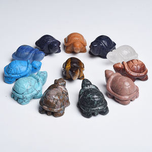 <span class=keywords><strong>Tortuga</strong></span> tallada a mano de alta calidad, animales de cristal, animales pequeños para decoración del hogar, labradorita - Product Image 3