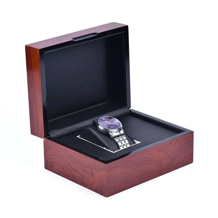 Деревянная коробка на заказ от производителя Ome Custom Quartz Brown Wood Boss, упаковочная коробка для часов