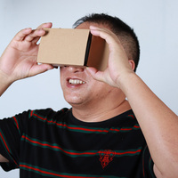 Lunettes VR en carton 3D VR avec boîte de réalité virtuelle personnalisée avec logo casque VR pour Smartphone Android et IOS