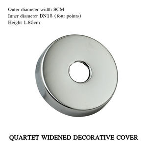 MCBKRPDIO נירוסטה 8 cm התרחב דקורטיבי כיסוי, התרחב מכוער כיסוי, עבה זווית שסתום קיר כיסוי - Product Image 3