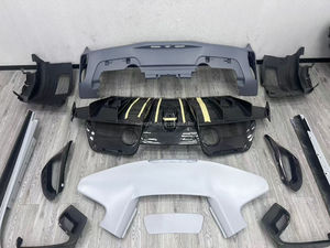 Kit de Carrocería para <span class=keywords><strong>Ferrari</strong></span> 488 Pista, Fibras de Carbono Secas, Faldones Laterales, Divisor de Parachoques Delantero, Capó del Motor, Parachoques Traseros - Product Image 4