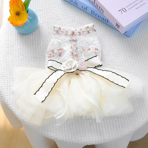 Vestido de Verano, Primavera e Invierno para Perros Pequeños, de Algodón de Lujo, Bonito y Ecológico, para Fiestas - Product Image 6