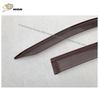 Visera de Ventana de PMMA Inyectado para TOYOTA YARIS VITZ HB XP130 2011-2019, Protector de Ventilación, Protector contra la Intemperie, Cortavientos, Protector de Lluvia