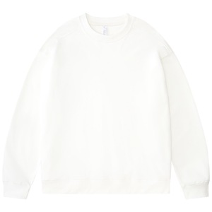 Sudadera con capucha teñida lisa al por mayor Sudadera con cuello redondo de algodón felpa OEM de alta calidad - Product Image 1