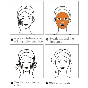 Maschera di fango di ossigeno purificante profonda maschera facciale di schiuma di carota di argilla a bolle all'ingrosso - Product Image 4