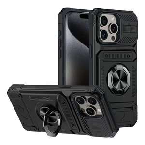 360 béquille support antichoc couverture arrière pour Moto <span class=keywords><strong>G</strong></span> Play 5G 2024 goutte antichoc caméra Protection coque de téléphone pour étui iphone - Product Image 1
